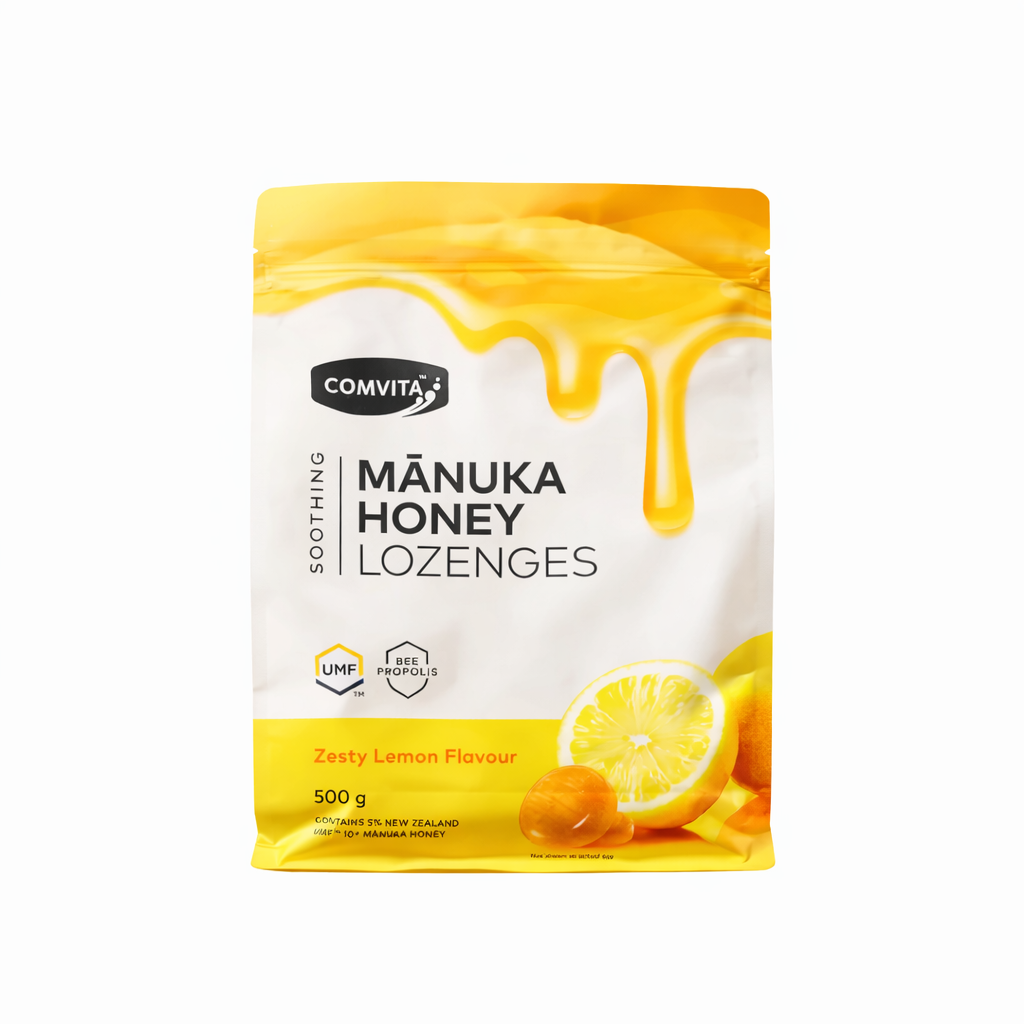 Buy COMVITA Manuka Honey Lozenges UMF10+ Lemon 500g Online – iHYGGE
