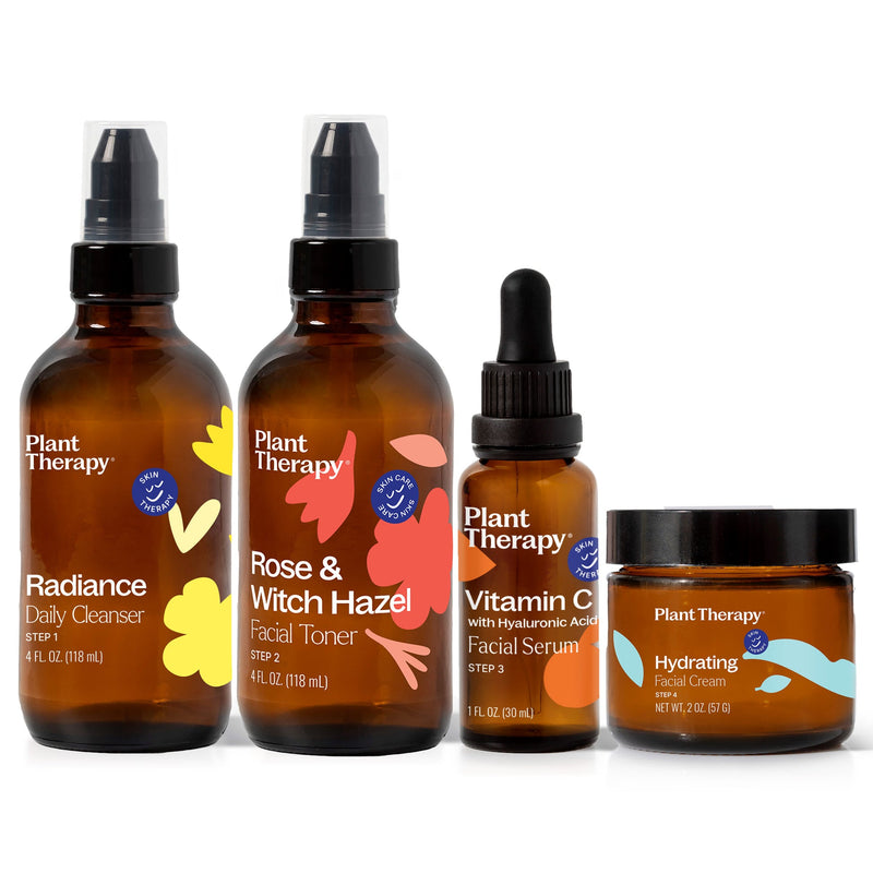 Plant Therapy 逆齡提亮修護4部曲 潔面 爽膚 精華素 面霜