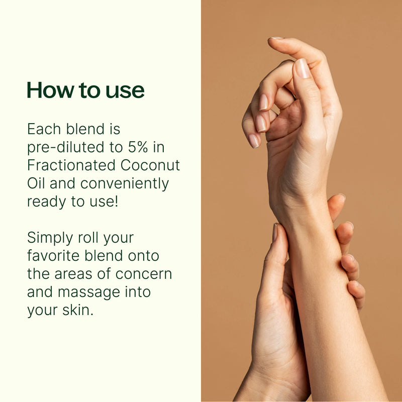 Plant Therapy Pain Support Essential Oil Blend Roll On Set