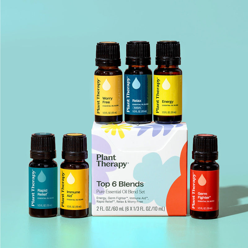 Plant Therapy 6大精選複方精油 能量 防疫 抗菌 速援 放鬆 減壓