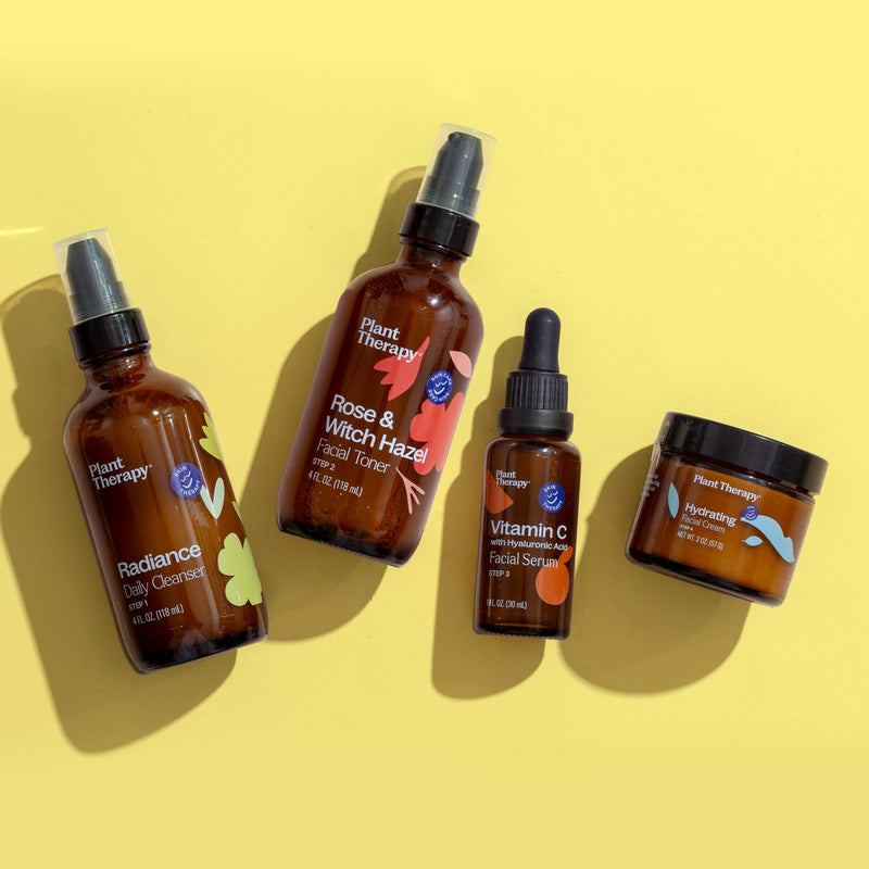 Plant Therapy 逆齡提亮修護4部曲 潔面 爽膚 精華素 面霜