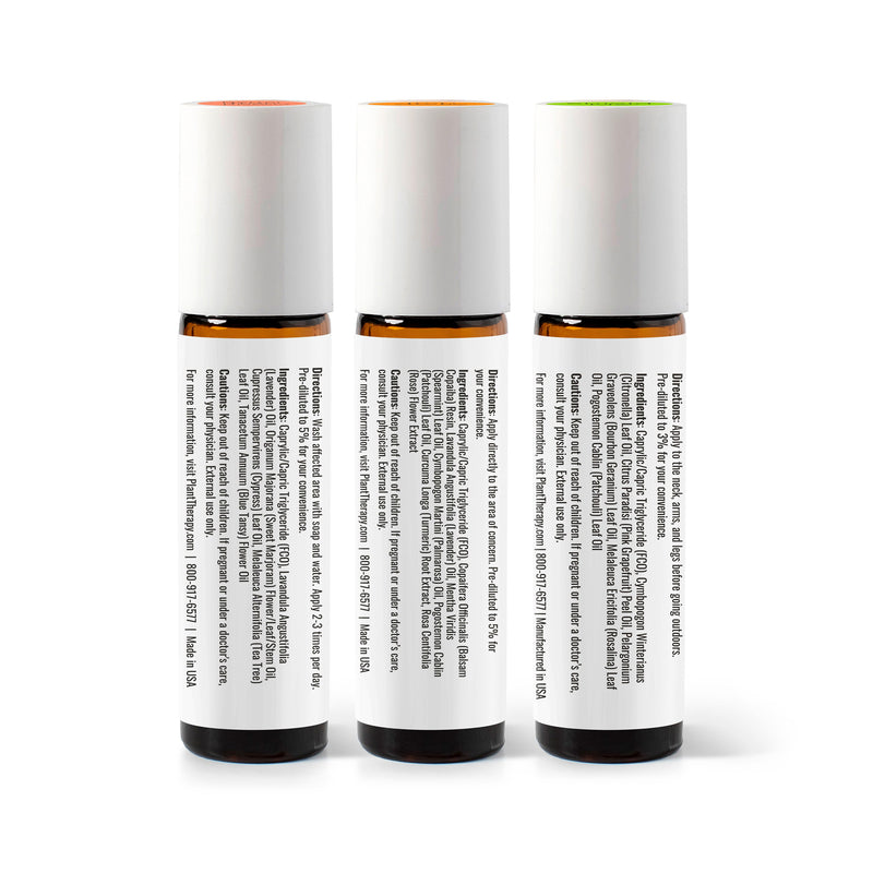 Plant Therapy Kid Safe 複方精油滾珠 兒童戶外防蚊蟲3支套裝