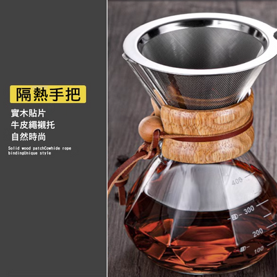 iHYGGE Drip Coffee Glass Sharing Pot 400ml (Pre-order)