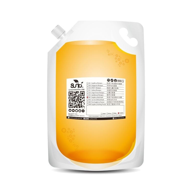 SUNKI 無患子玻尿酸沐浴乳 480ml