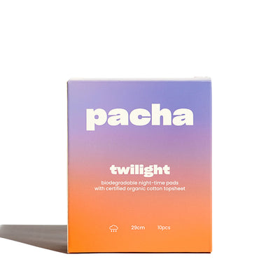 pacha Twilight Organic Cotton Night-time Pads (10pcs)