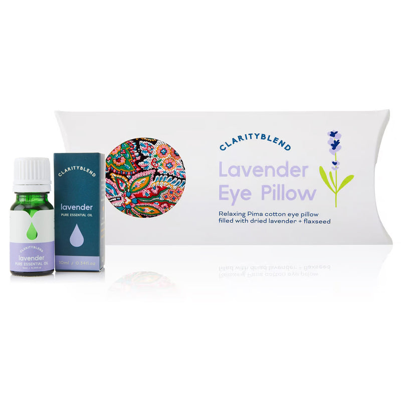 【Well Sleep】CLARITY BLEND Lavender Relaxation Eye Pillow Collection with 100% essential oil