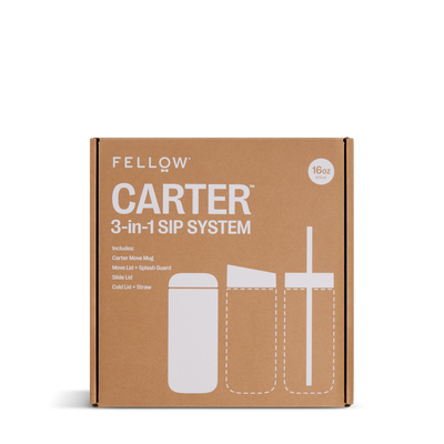 FELLOW│Carter 16oz 3-in-1 Sip System - White