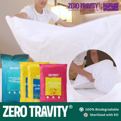 【Full Gear】Zero Travity Travel Full Set (Bed Sheet/Pillows/Bath Towels/Towels)