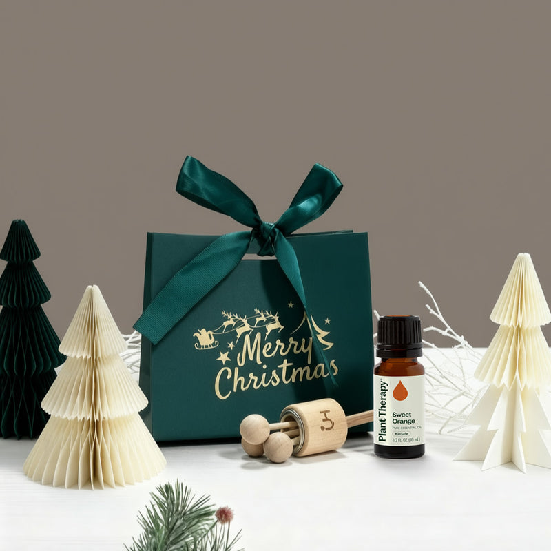 【Christmas Gift Set】Plant Therapy Essential Oil with wooden diffuser