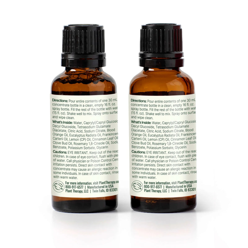 Plant Therapy 強效抗菌全表面濃縮清潔劑 30ml 2件裝