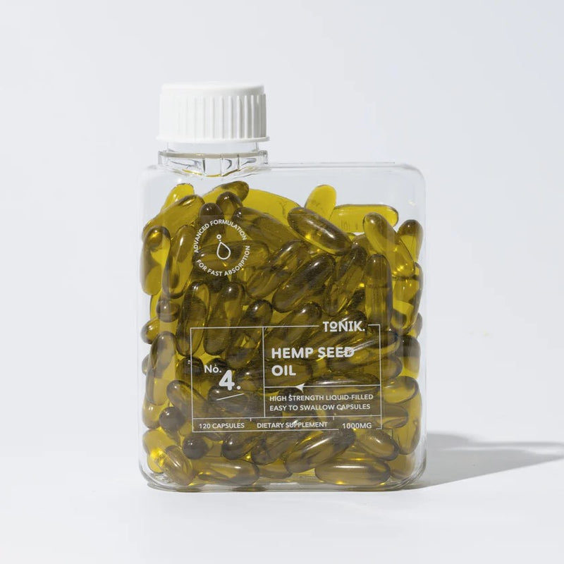 TONIK No.4 Hemp Seed Oil Capsules 120pcs