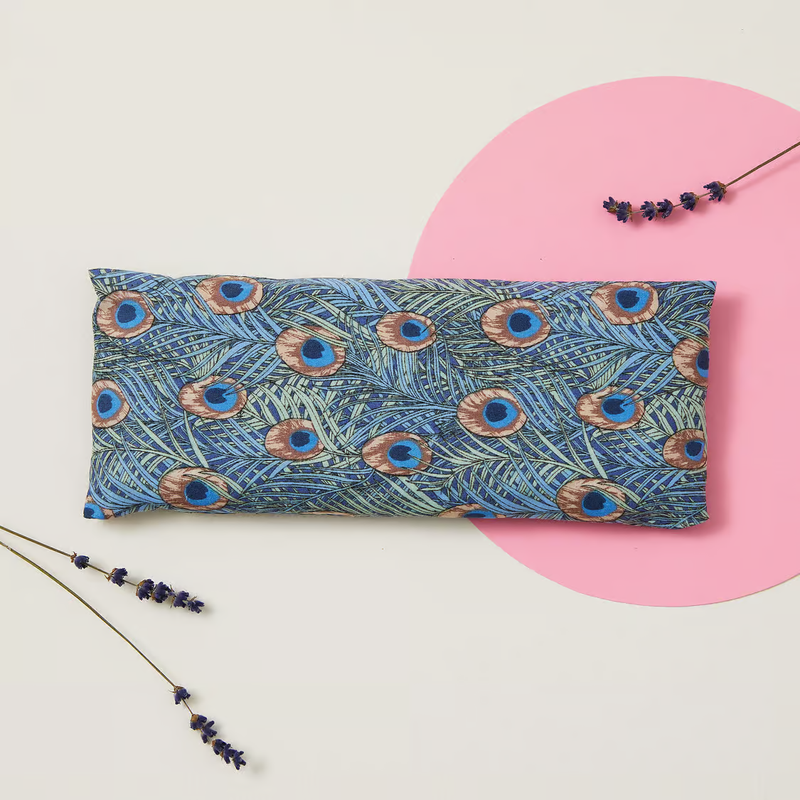 CLARITY BLEND Lavender Relaxation Eye Pillow Blue Umbrella Pattern