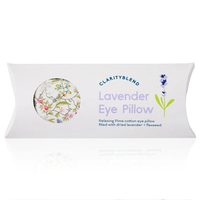 CLARITY BLEND Lavender Relaxation Eye Pillow Blue Umbrella Pattern