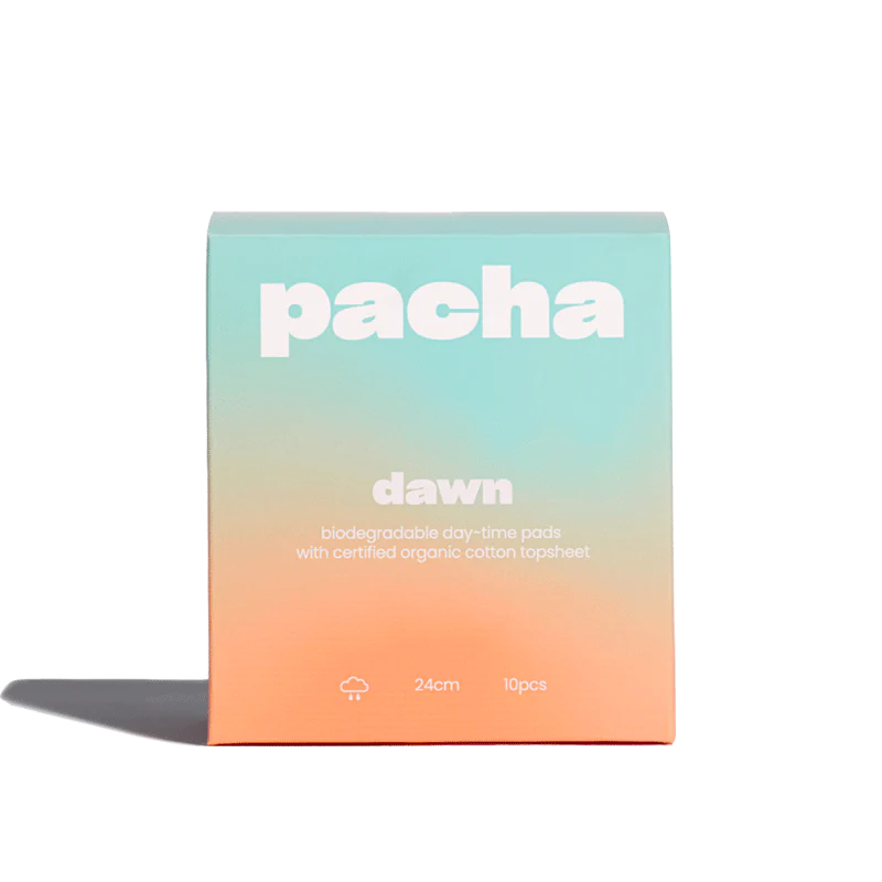 pacha 日/夜用有機棉衛生巾 (10片裝各2盒)