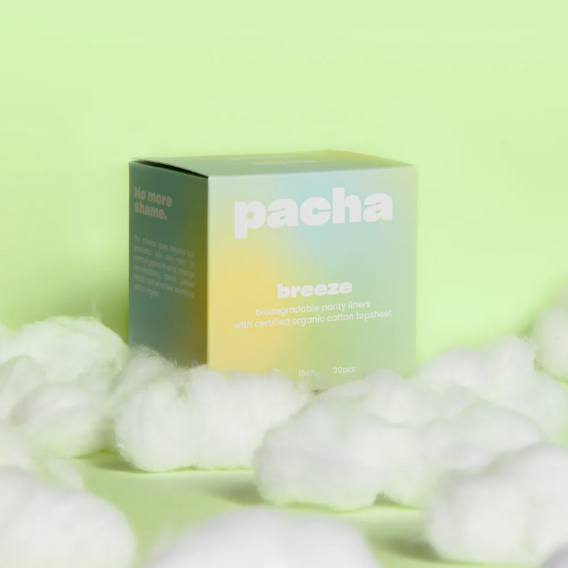 pacha Breeze Organic Cotton Panty Liners (bundle 4boxes)