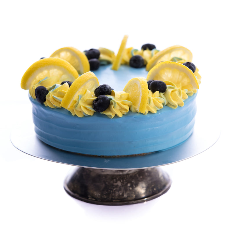 檸檬鮮製藍莓蛋糕