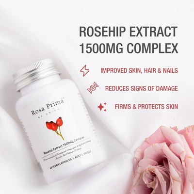 Unichi Rosehip Extract Complex 60 Capsules (Extract  1500mg)