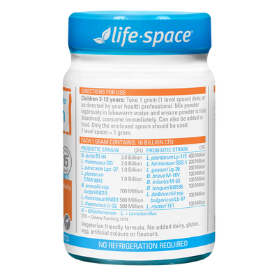 Life Space Probiotic Powder for Children (3-12yrs) 60g