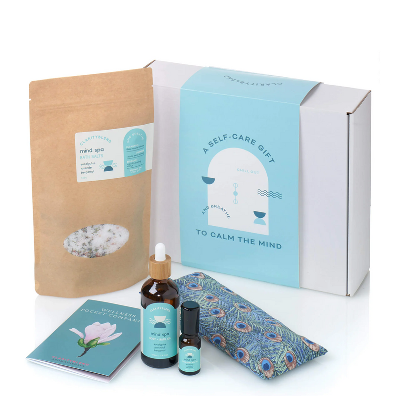 CLARITY BLEND Large Personalised Aromatherapy Pamper Set - The Mind Spa™