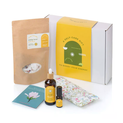 CLARITY BLEND Large Personalised Aromatherapy Pamper Set - Energy Boost