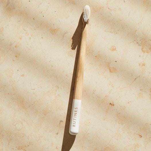 Rutines Natural Bamboo Toothbrush (No stand)