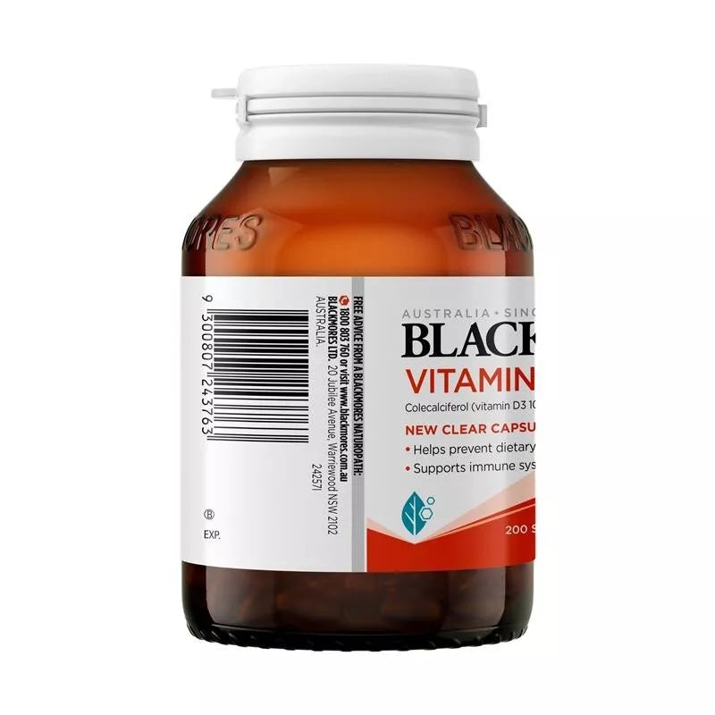 Blackmores Vitamin D3 1000 IU 200 capsules 