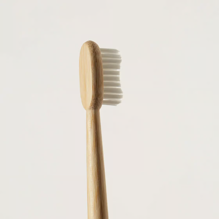 Rutines Natural Bamboo Toothbrush and Holder