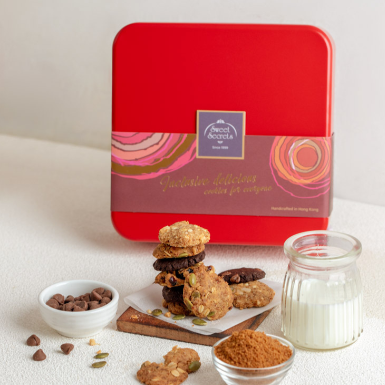 Sweet Secrets Vegan Cookies Giftbox (3 flavours)