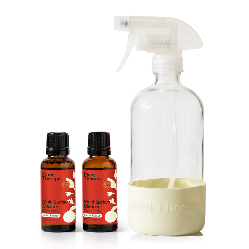 Plant Therapy Cleaning Duo: Germ Fighter + Chamomile Sleeve 