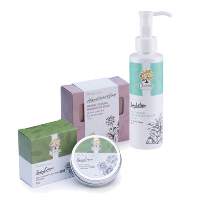 Daitima Organic Eczema Care Set (Lotion / Soap / Cream)