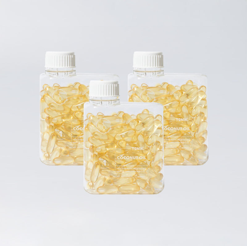 【SALES ! 3 Bottles】TONIK No.1 Coconut Oil Capsules 120pcs