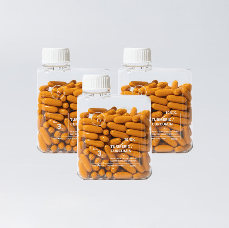 【SALE ! 3 Bottles】TONIK No.3 Turmeric Capsules 120pcs
