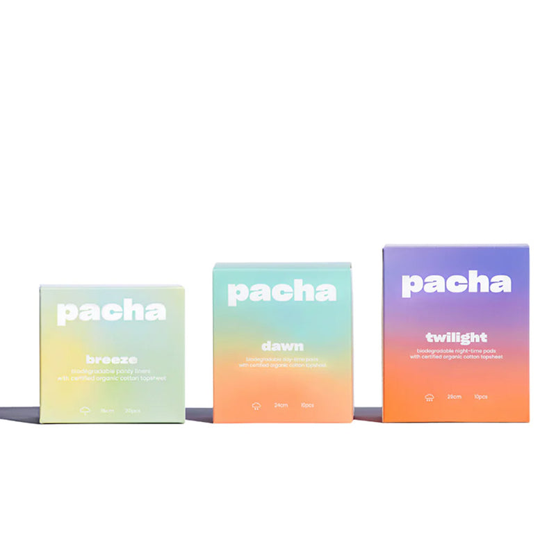 pacha 週期呵護套裝 (護墊/日夜用各1盒)