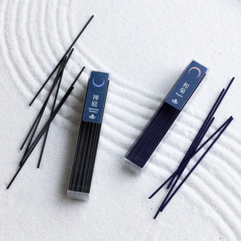 Asayu Japan Giftbox Low Smoke Zen & Wagiku-chrysanthemun + Stand ( Pre-Order)