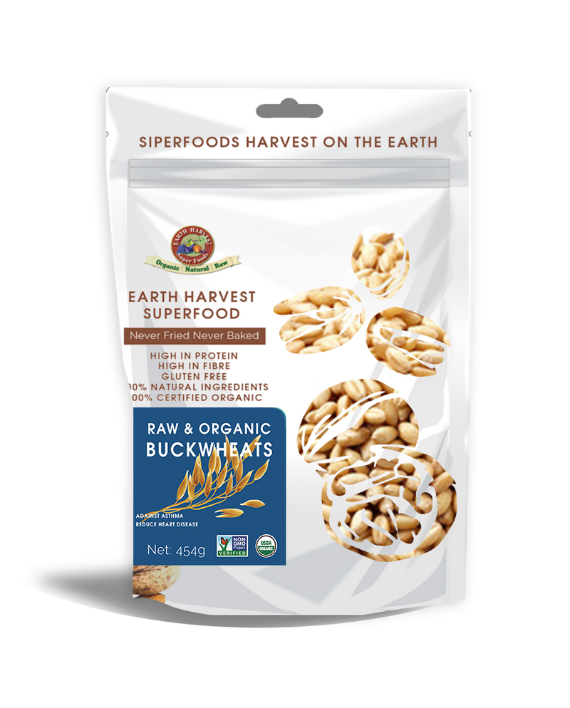 EARTH HARVEST Super Foods 有機原粒蕎麥 (無麩質) 454g