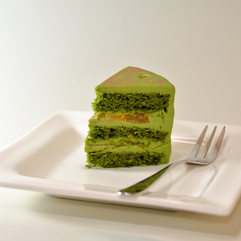 the canvas Vegan Pistachio Matcha Cake