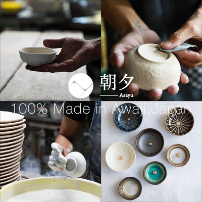 【日本預購】朝夕｜日本風情低煙線香禮盒 (櫻花+綠茶｜連香座)