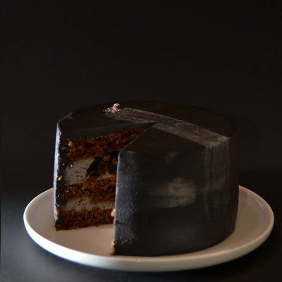 純素黑芝麻咖啡蛋糕