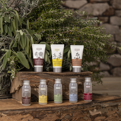 Lucens Umbria Travel Kit - Organic Protection Color Shampoo / Mask (for colour-treated hair)