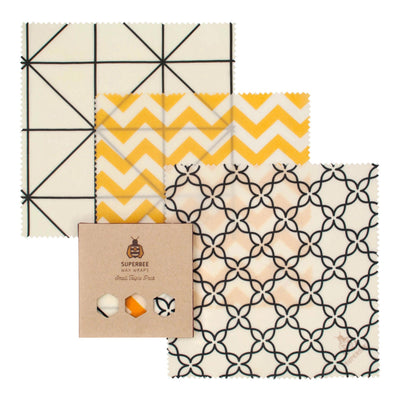 Superbee Wax Wraps - Triple Small Pack (3pcs)