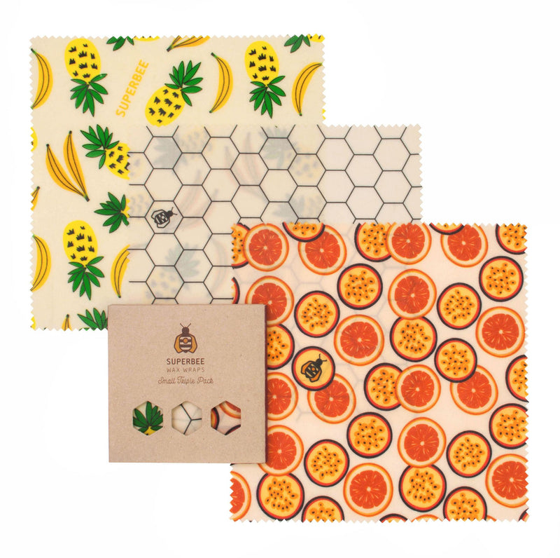 Superbee Wax Wraps - Triple Small Pack (3pcs)