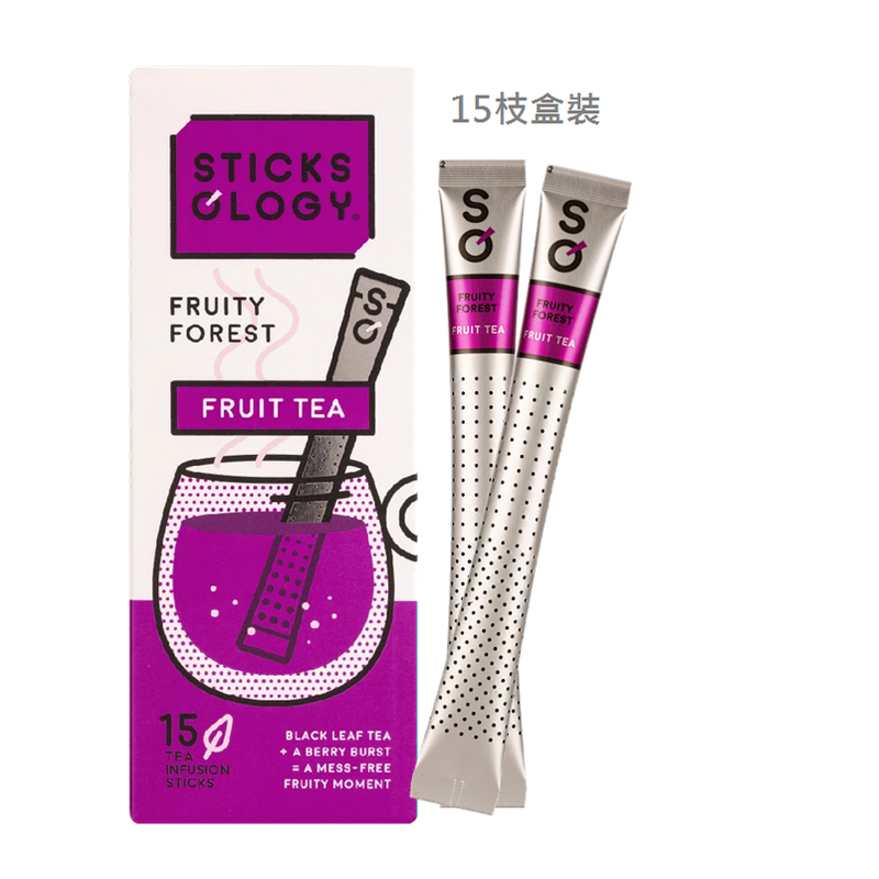 STICKSOLOGY 森林水果味紅茶 15枝盒裝