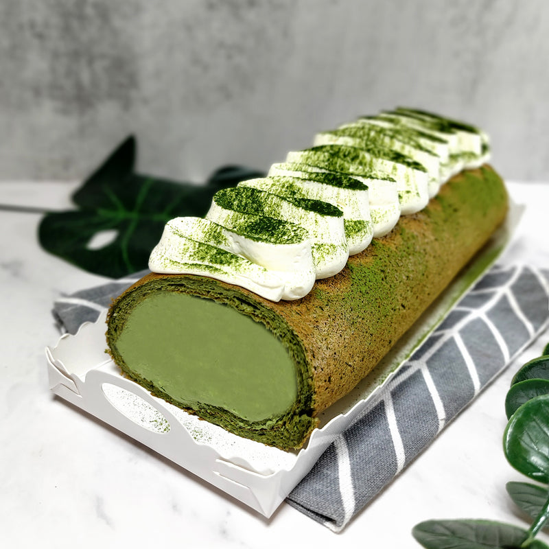 Low Carbs Bakery KETO Matcha Roll Cake 600g (Courier fee by collect)