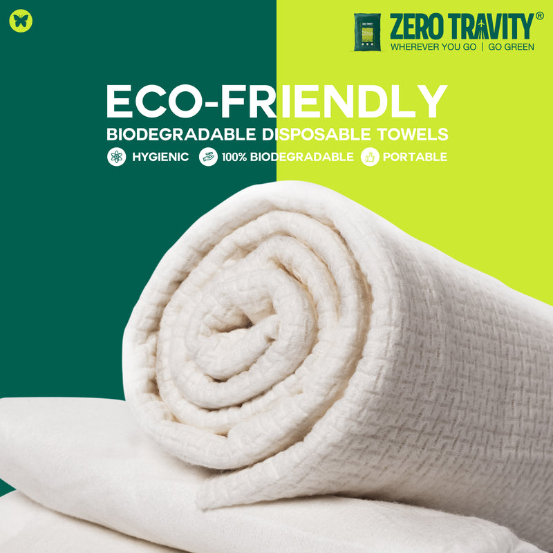 ZERO TRAVITY 便攜環保旅行套裝 (浴巾、面巾、枕頭袋)