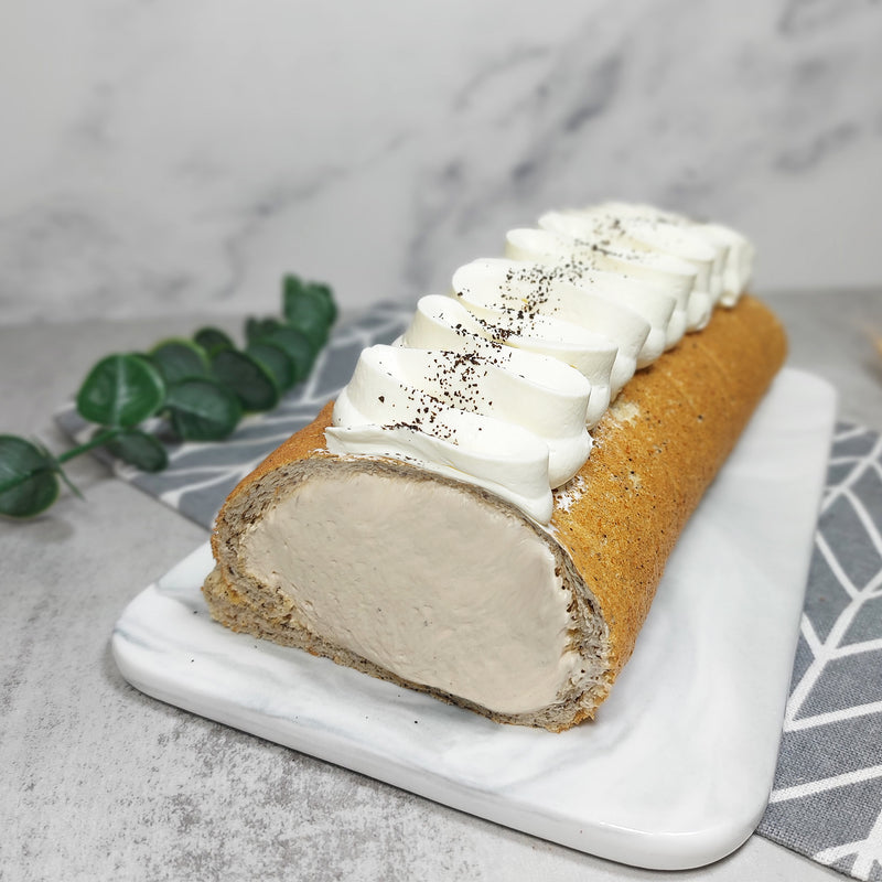 LOW Carbs Bakery KETO Earl Grey Roll Cake 600g (Courier fee by collect)