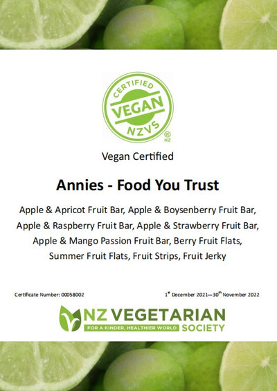 【30% OFF】Annies food you trust Fruit Jerky 100g