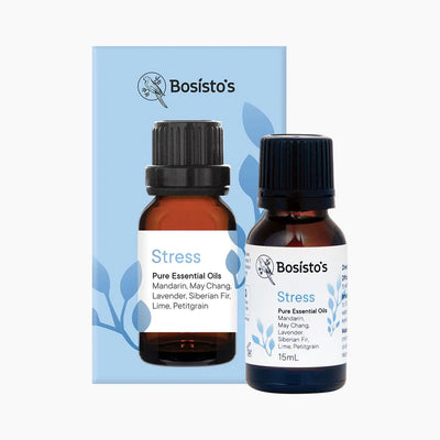 Bosisto's Aromatherapy Set - Stress (Essential Oil / Spray / Roll On)