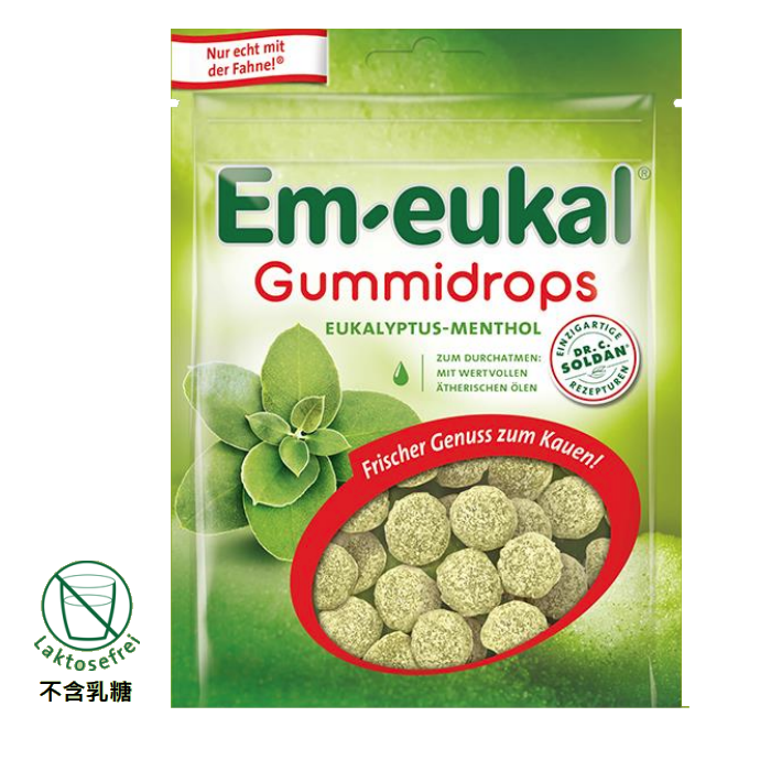 Em-eukal Gummidrops Eukalyptus Menthol 90g