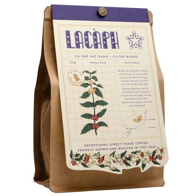 LACÀPH Filter Blend (Pre-ground) 250g│Get a free eco-friendly brewer