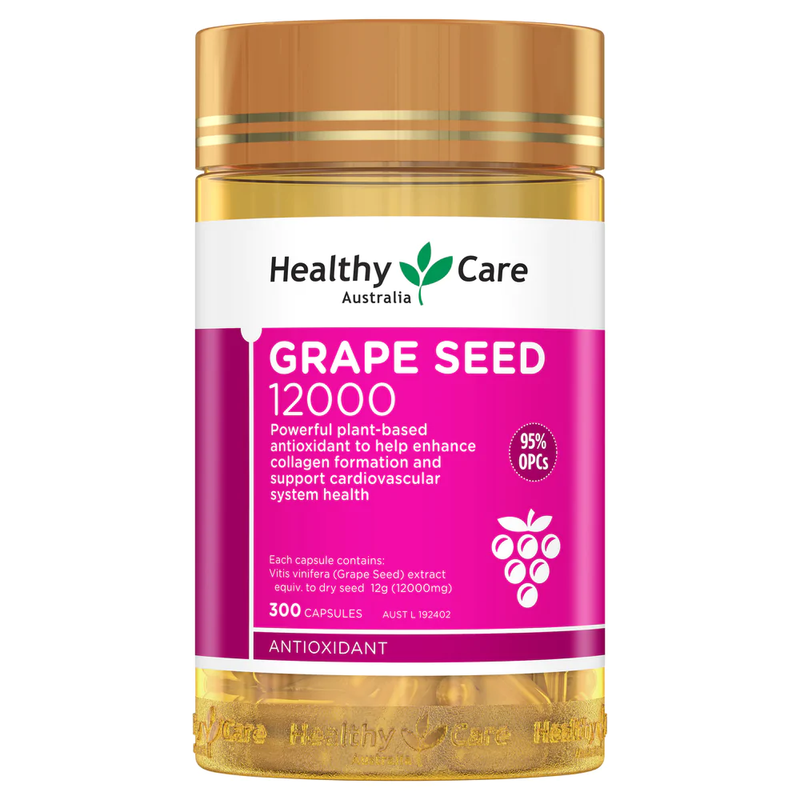 Healthy Care Grape Seed 12000mg 300 Capsules
